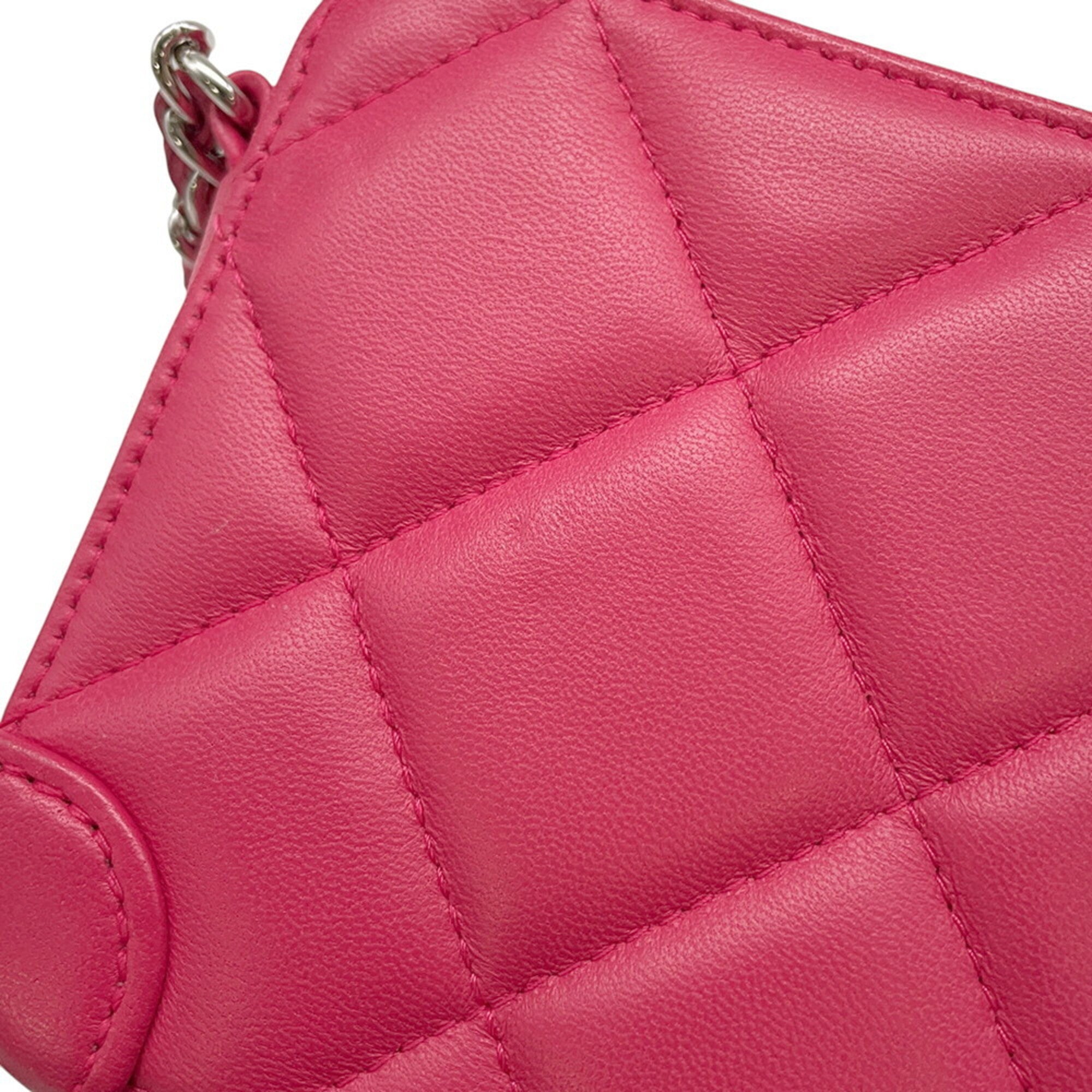 Chanel Pink Handbag Shoulder Bag (Pre-Owned)