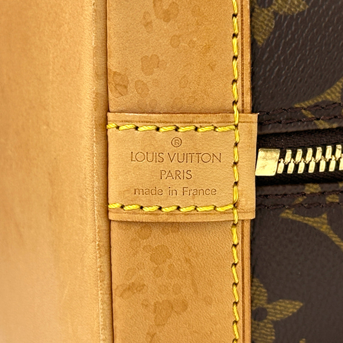 Louis Vuitton Brown Monogram Canvas Handbag (Pre-Owned)
