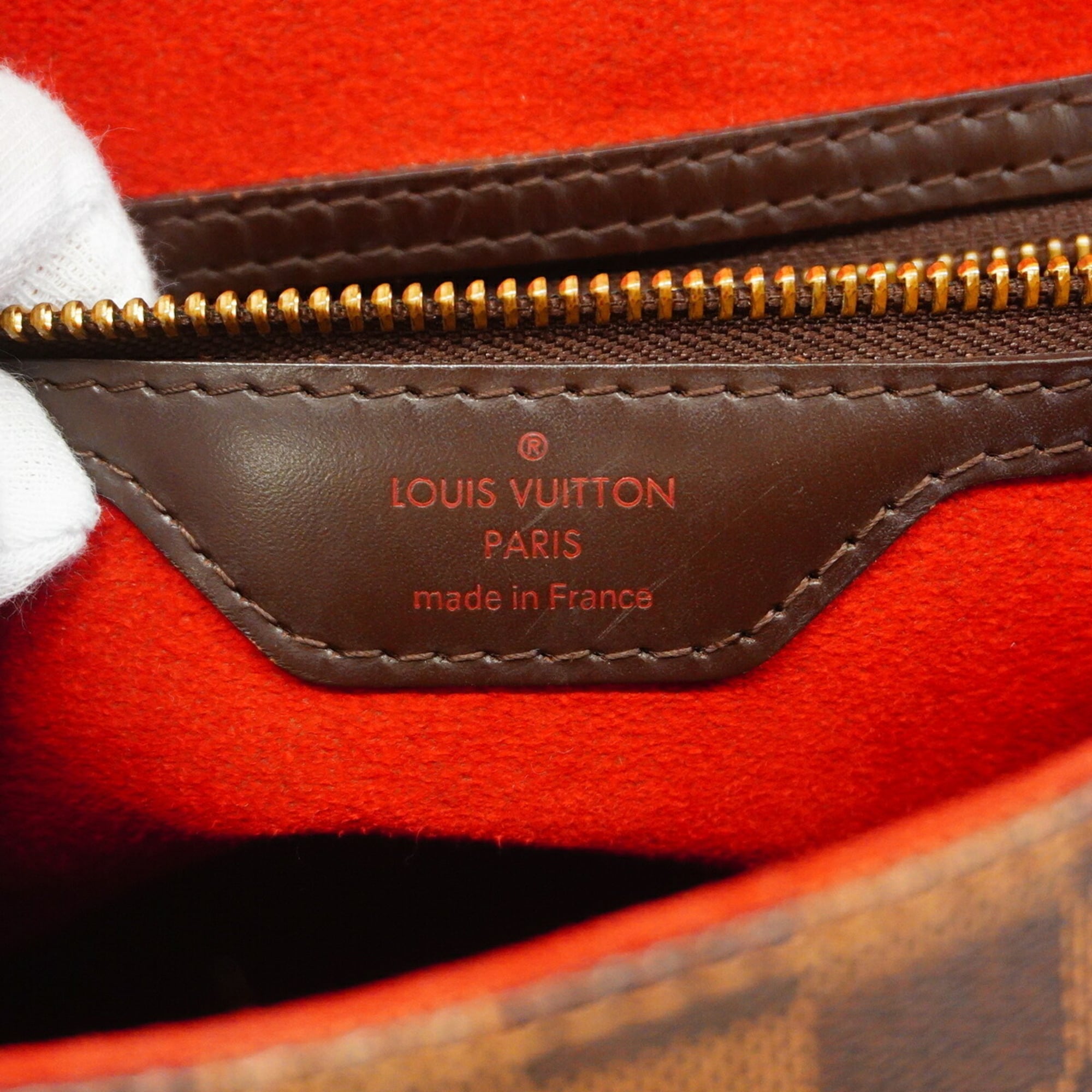 Louis Vuitton Ebene Handbag (Pre-Owned)