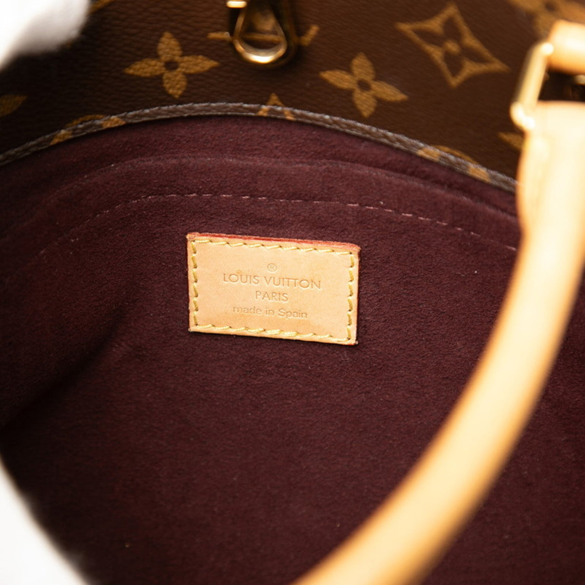 Louis Vuitton Monogram Brown Pvc Leather Handbag Shoulder Bag (Pre-Owned)