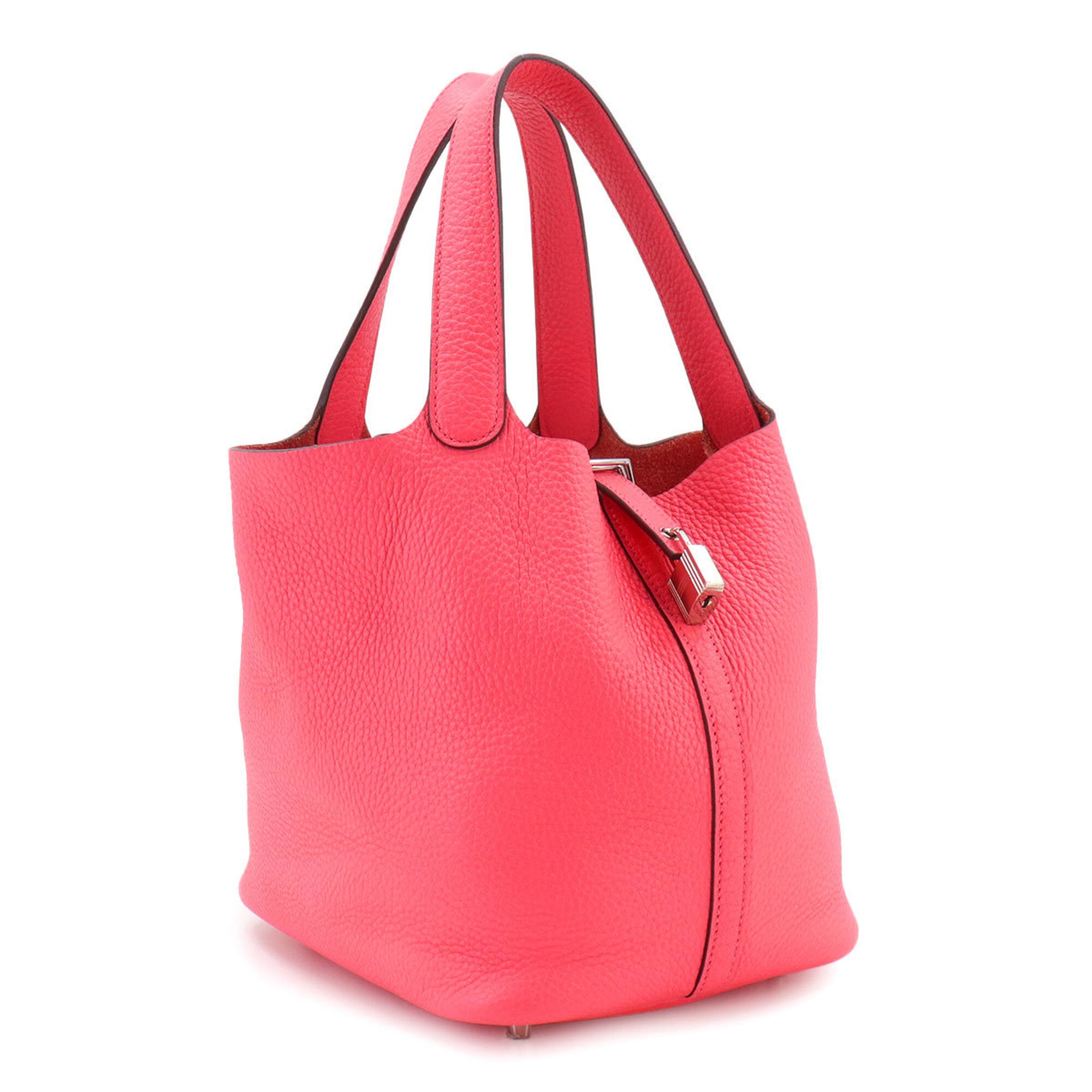 Piko Pink Leather Handbag (Pre-Owned)
