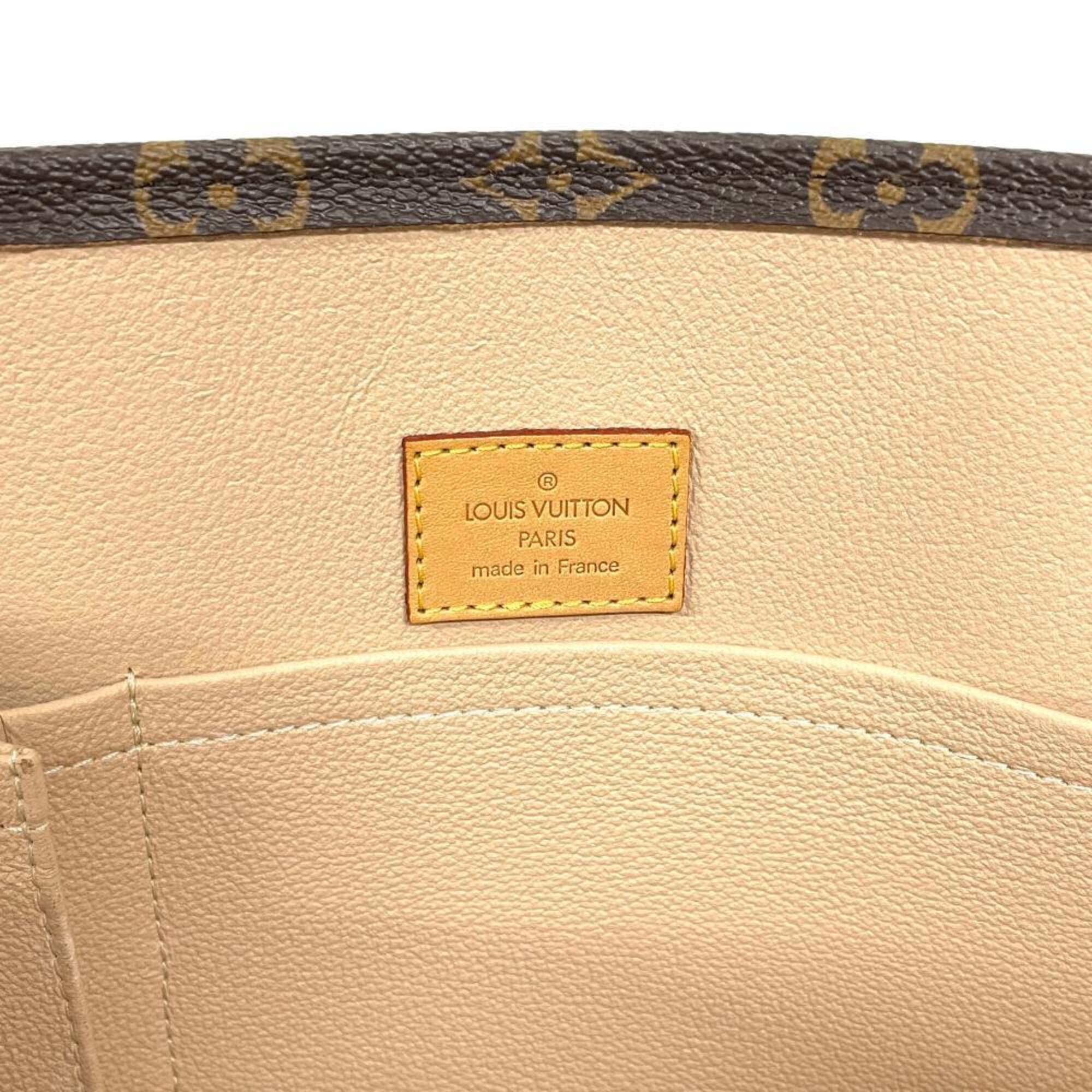 Louis Vuitton Brown Monogram Canvas Handbag (Pre-Owned)