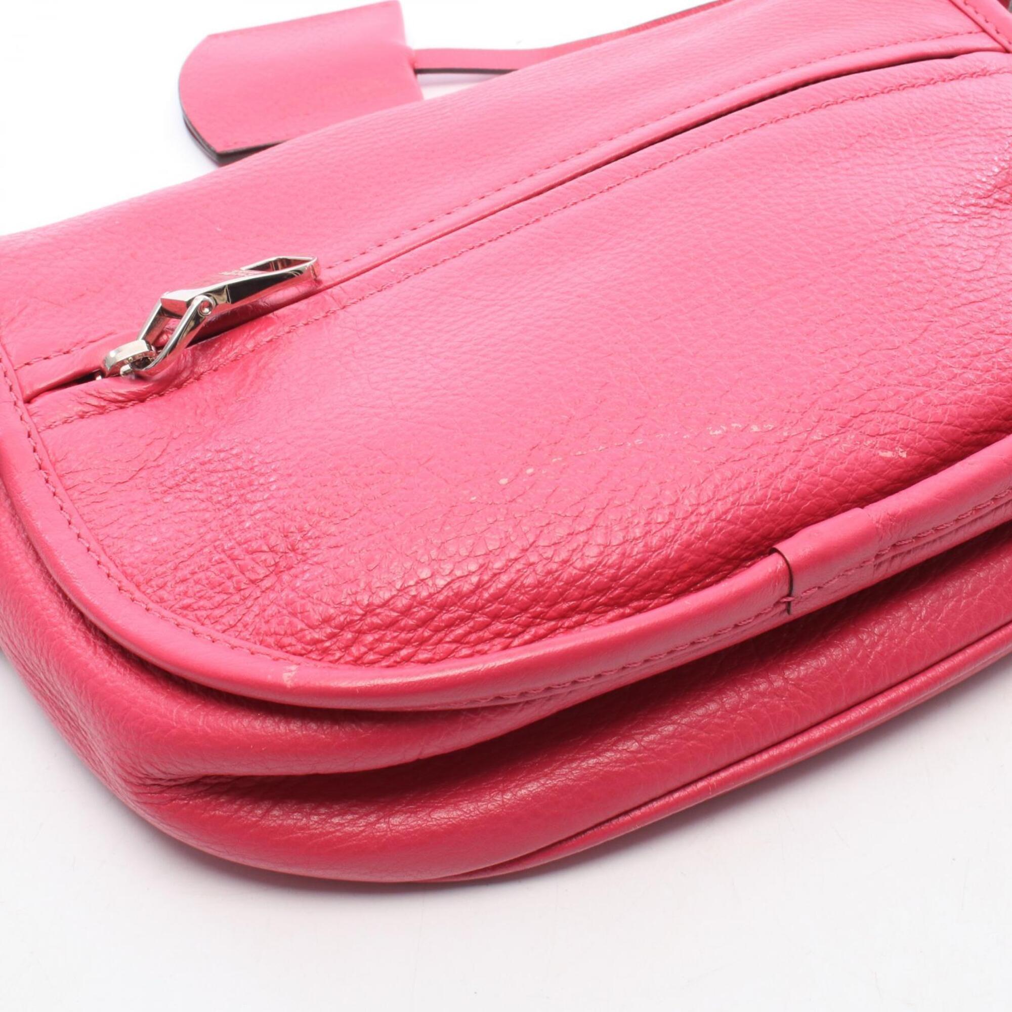 Loewe Pink Leather Handbag Shoulder Bag (Pre-Owned)
