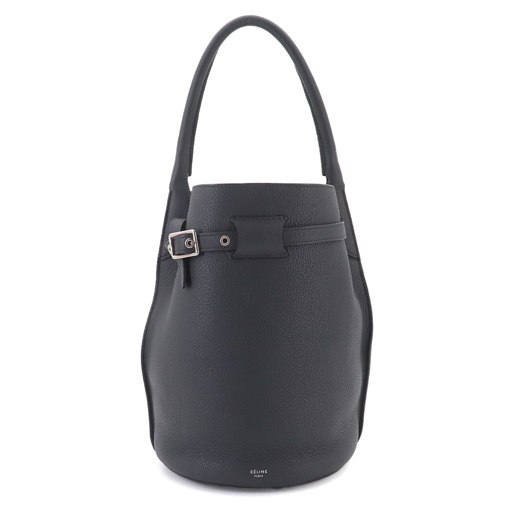Celine Gray Leather Handbag Pouch (Pre-Owned)