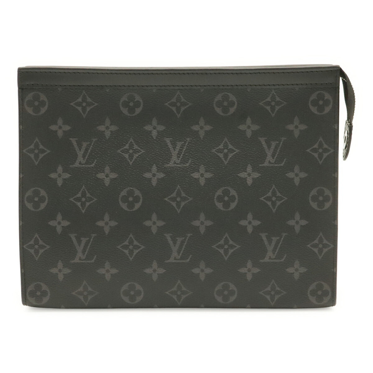 Louis Vuitton Black Gray Monogram Eclipse Monogram Eclipse Clutch Bag Pochette (Pre-Owned)