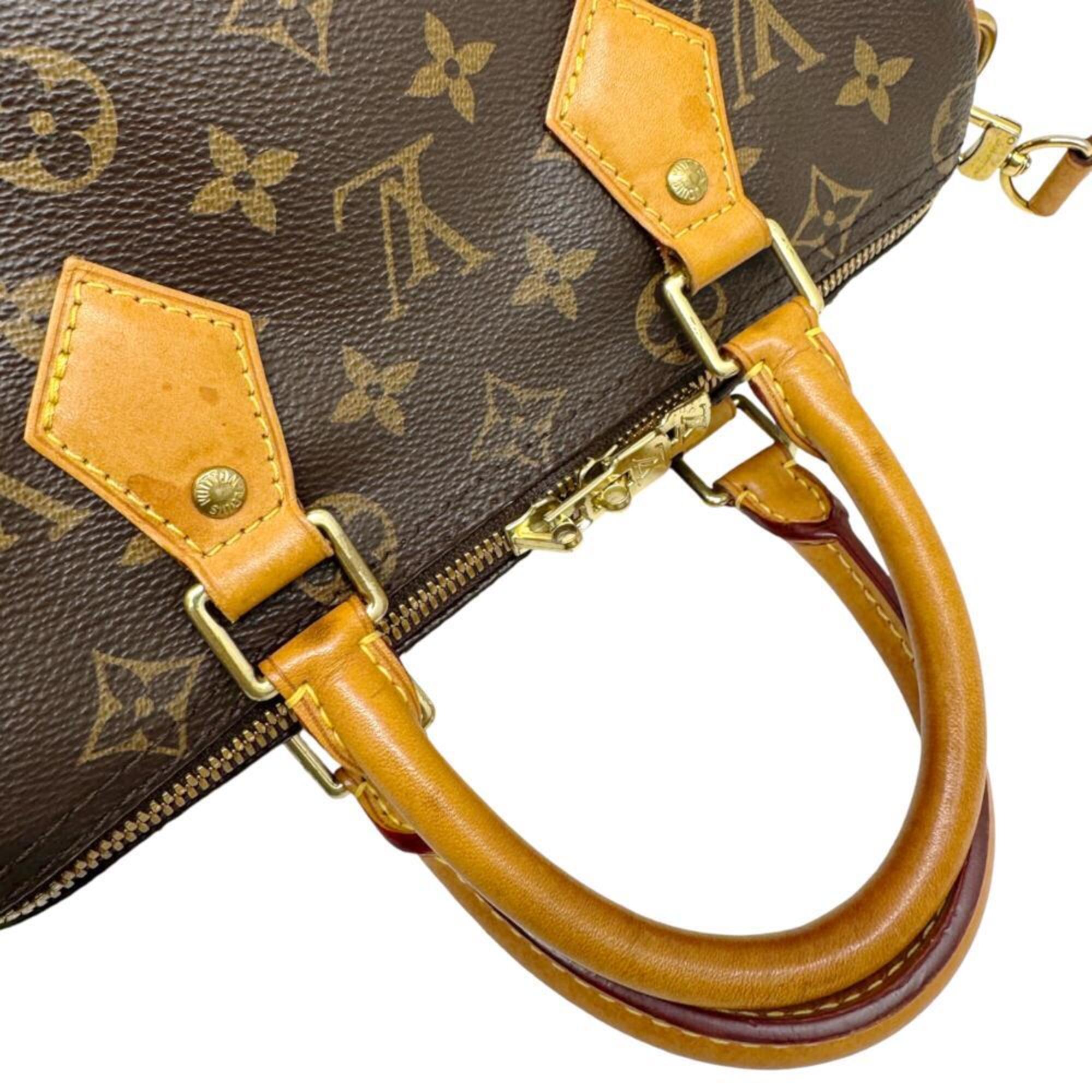 Louis Vuitton Brown Monogram Boston Bag Handbag (Pre-Owned)