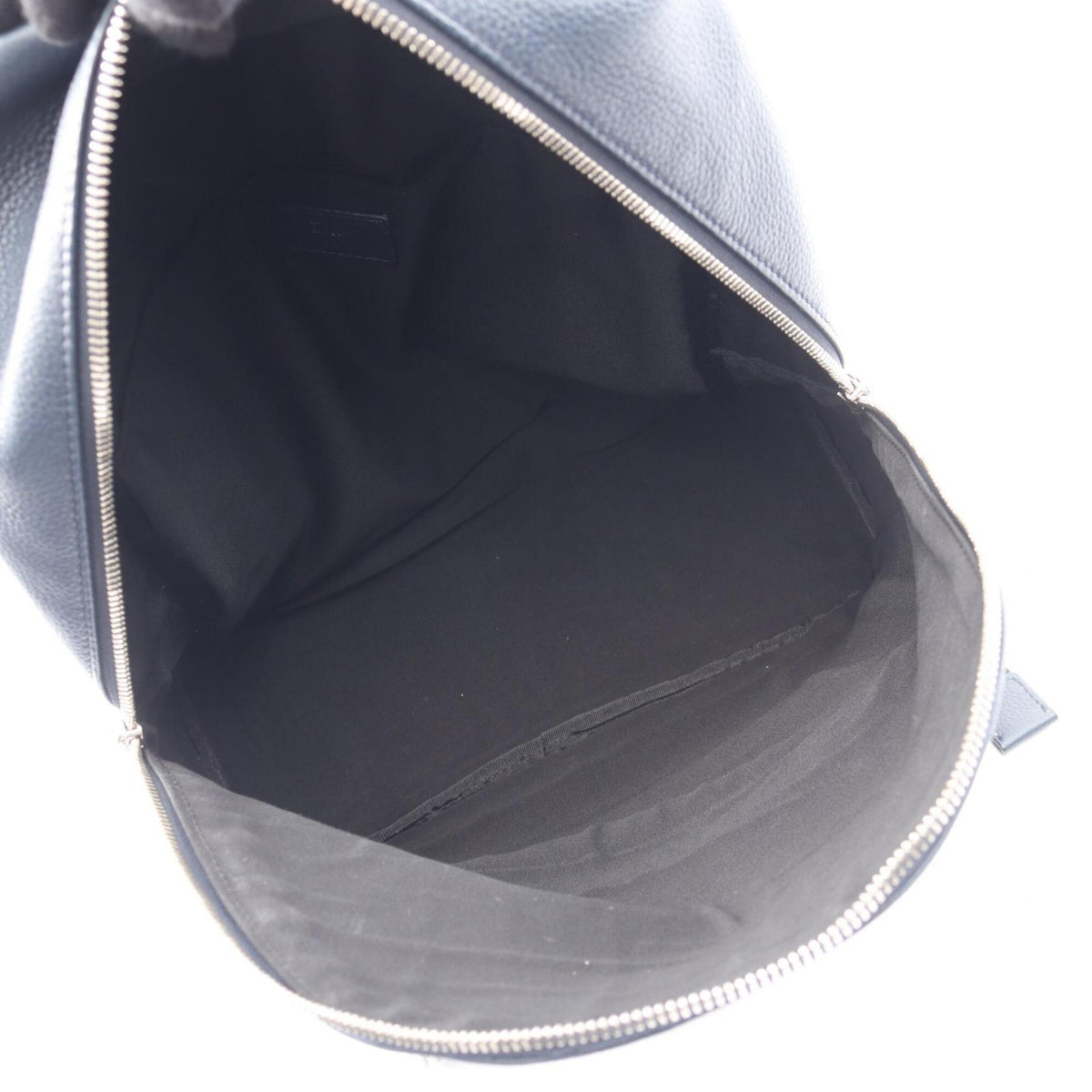 Dior Homme Navy Leather Backpack Handbag (Pre-Owned)