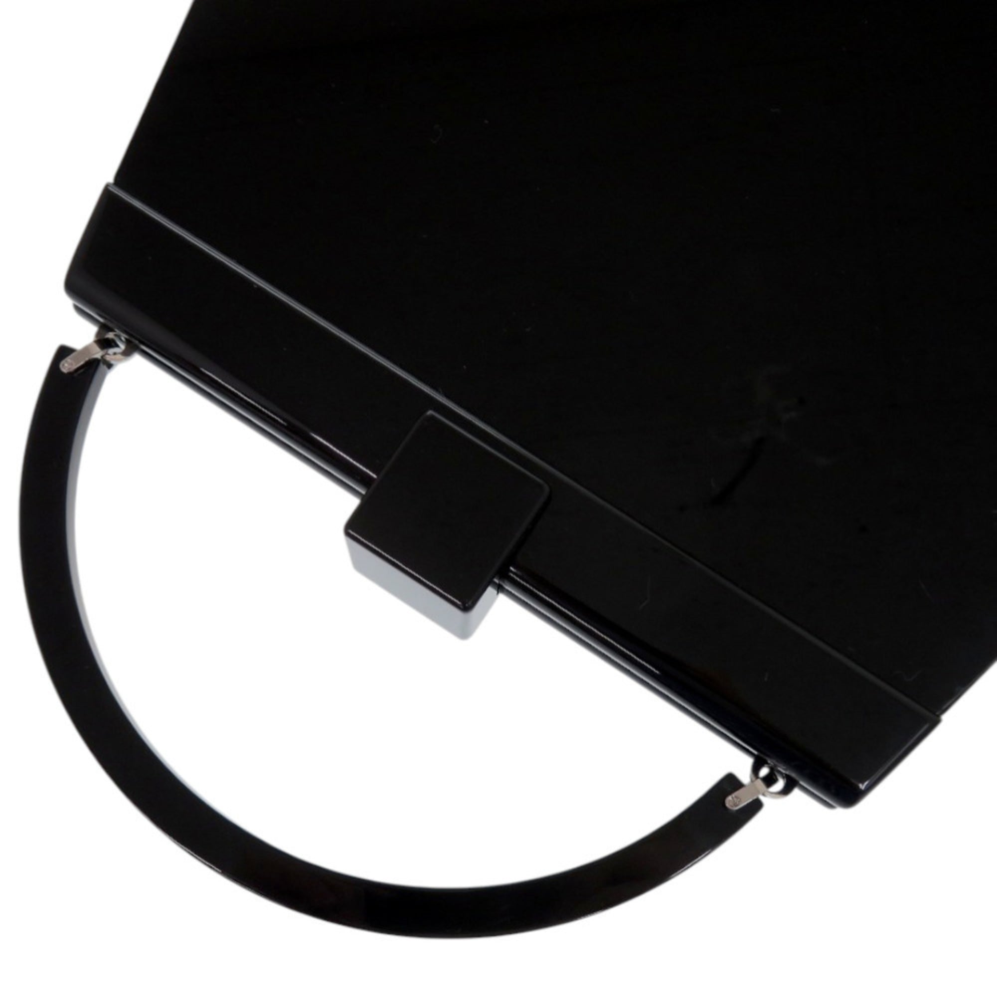 Louis Vuitton Black Plastic Leather Handbag (Pre-Owned)