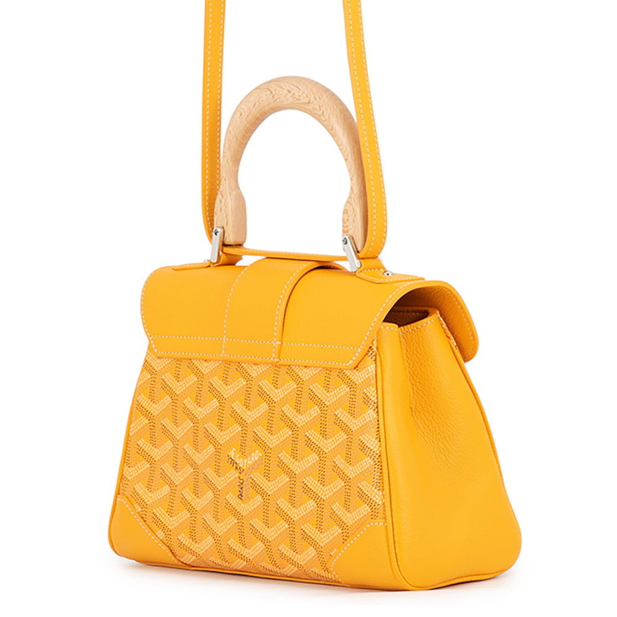 Goyard Yellow Pvc Leather Handbag (Pre-Owned)