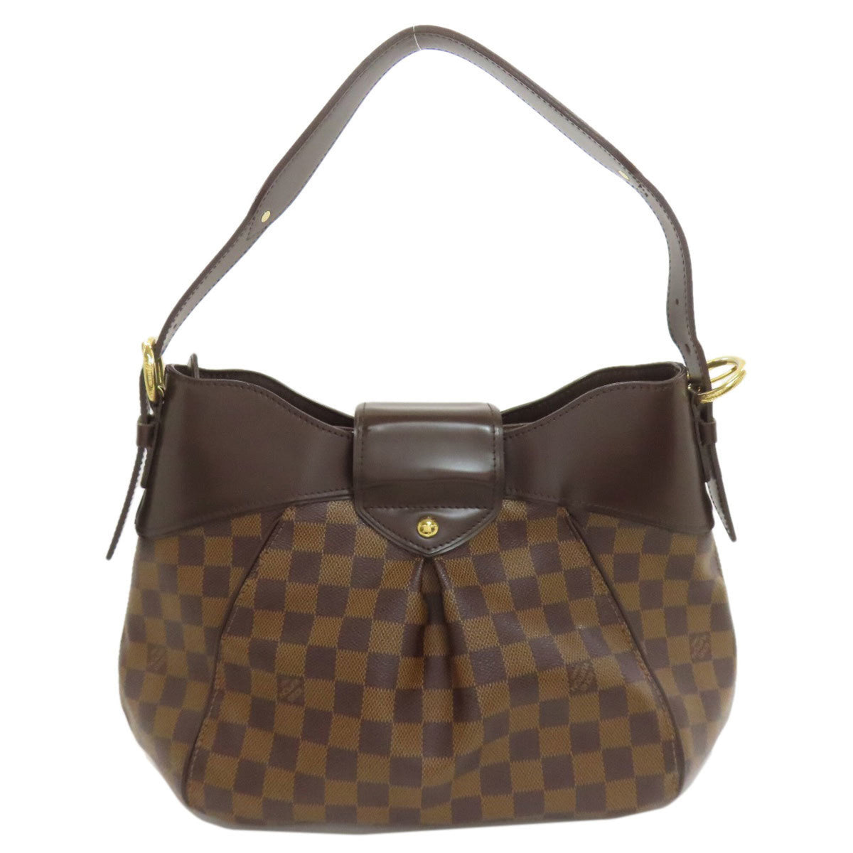 Louis Vuitton Brown Damier Canvas Ebene Damier Canvas Shoulder Bag (Pre-Owned)