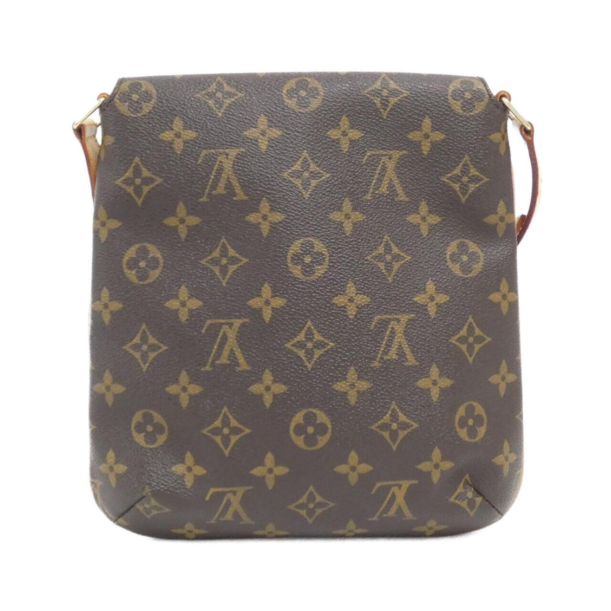 Louis Vuitton Marron Coated Canvas Shoulder Bag (Pre-Owned)