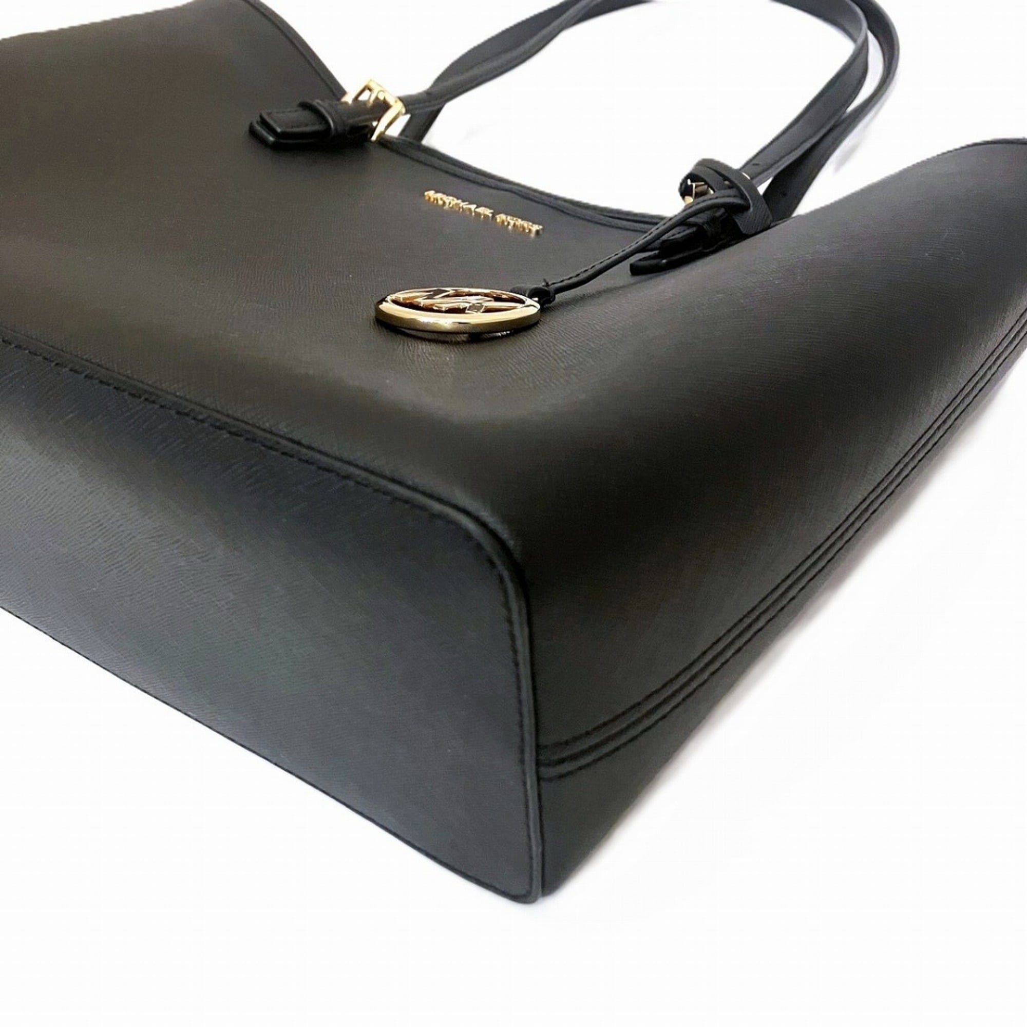 Michael Kors Black Pvc Tote Bag (Pre-Owned)