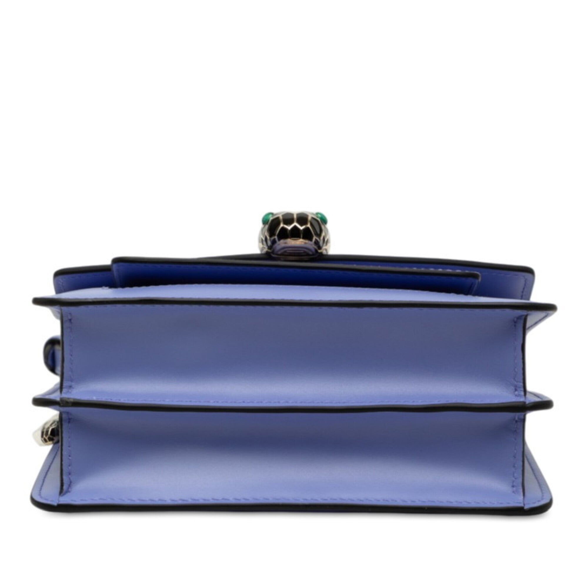 Bvlgari Purple Leather Shoulder Bag (Pre-Owned)