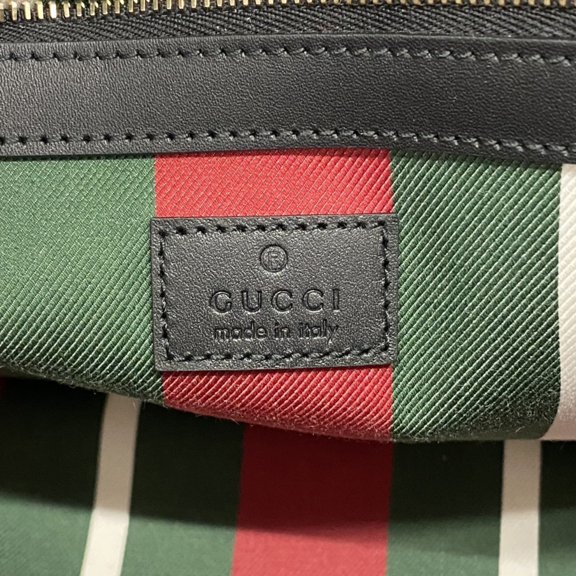 Gucci Black Brown Pvc Handbag (Pre-Owned)