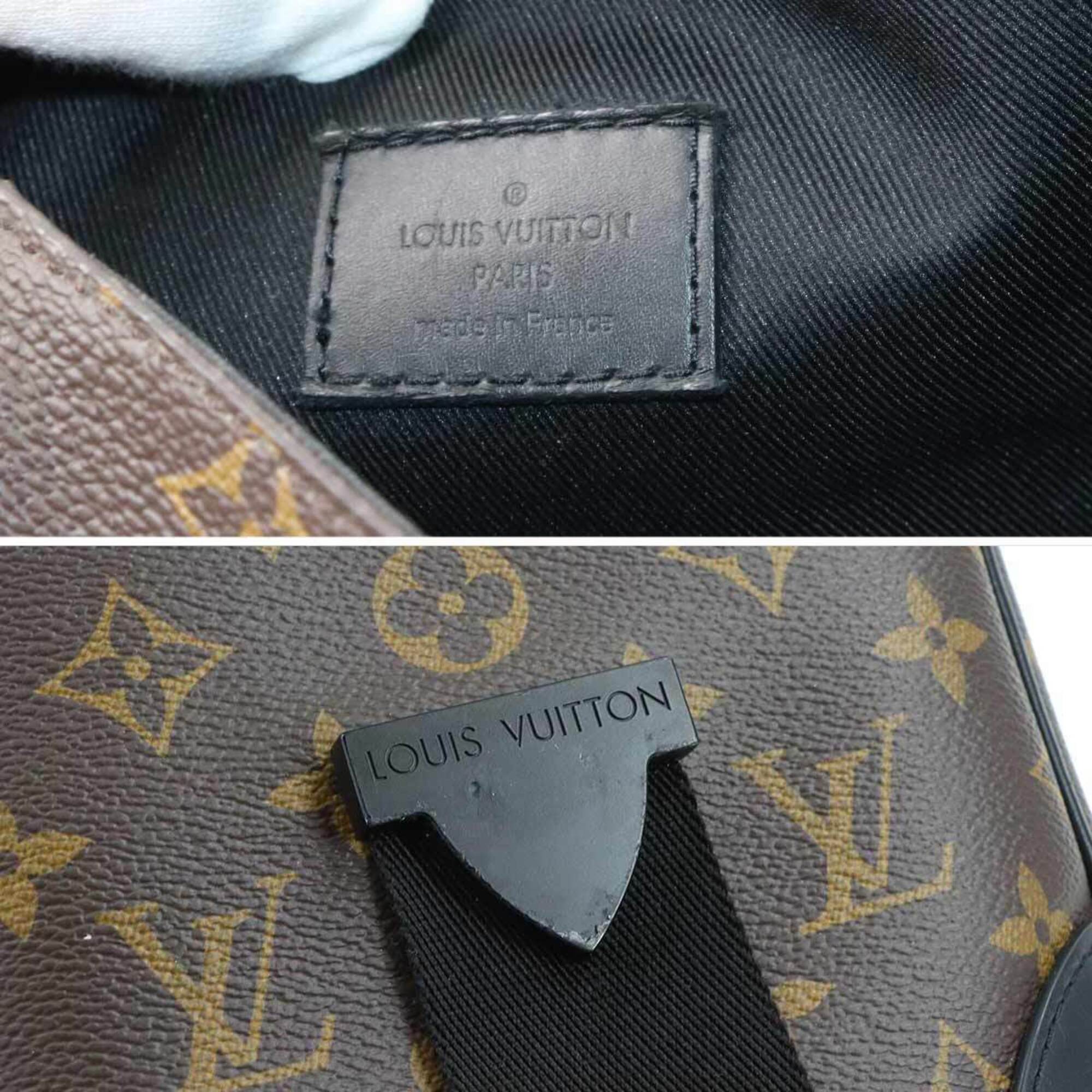 Louis Vuitton Black Brown Monogram Macassar Monogram Messenger Bag Shoulder Bag (Pre-Owned)