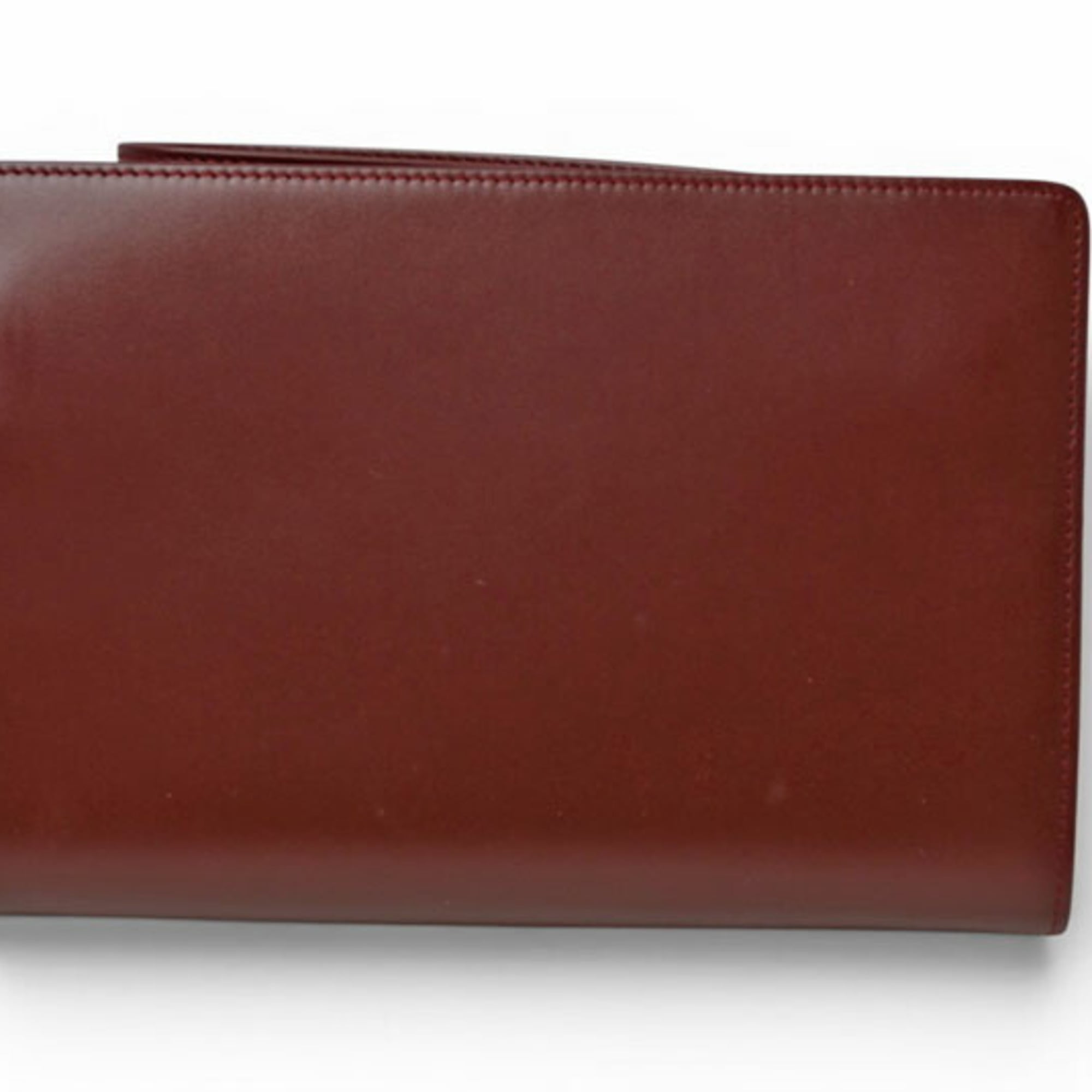 Cartier Must Bordeaux Clutch Bag (Pre-Owned)