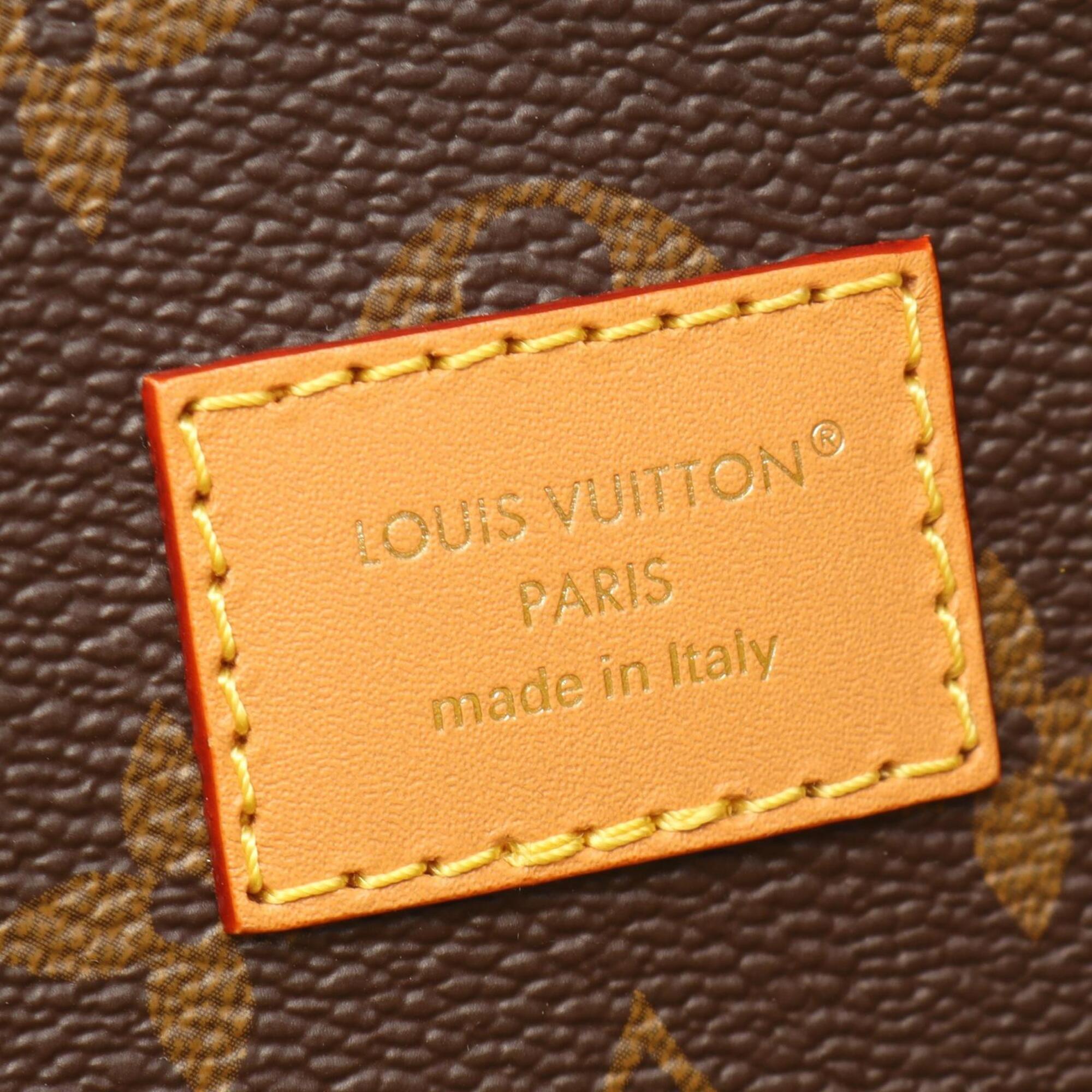 Louis Vuitton Monogram Brown Monogram Leather Boston Bag (Pre-Owned)
