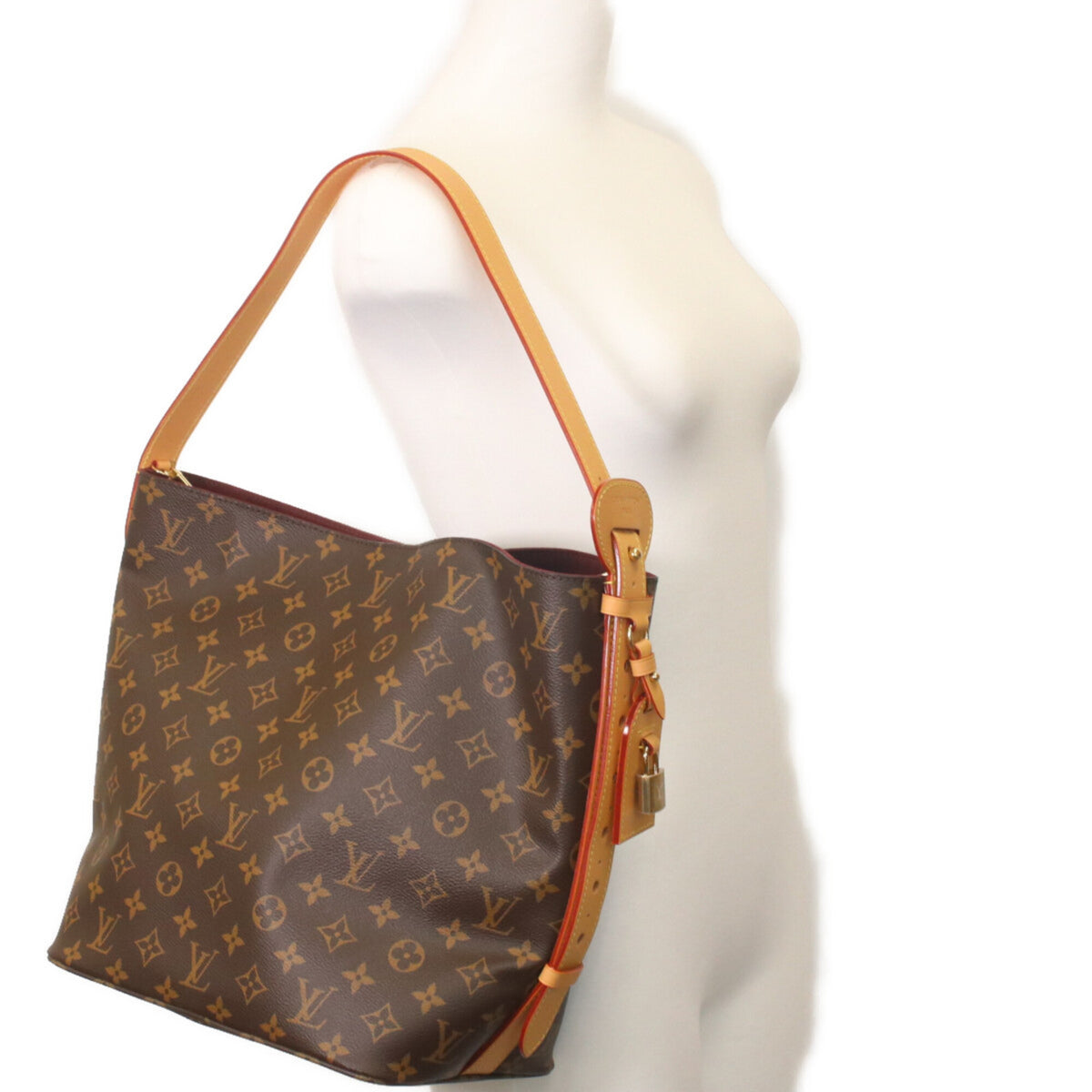 Louis Vuitton Brown Monogram Pouch Shoulder Bag (Pre-Owned)