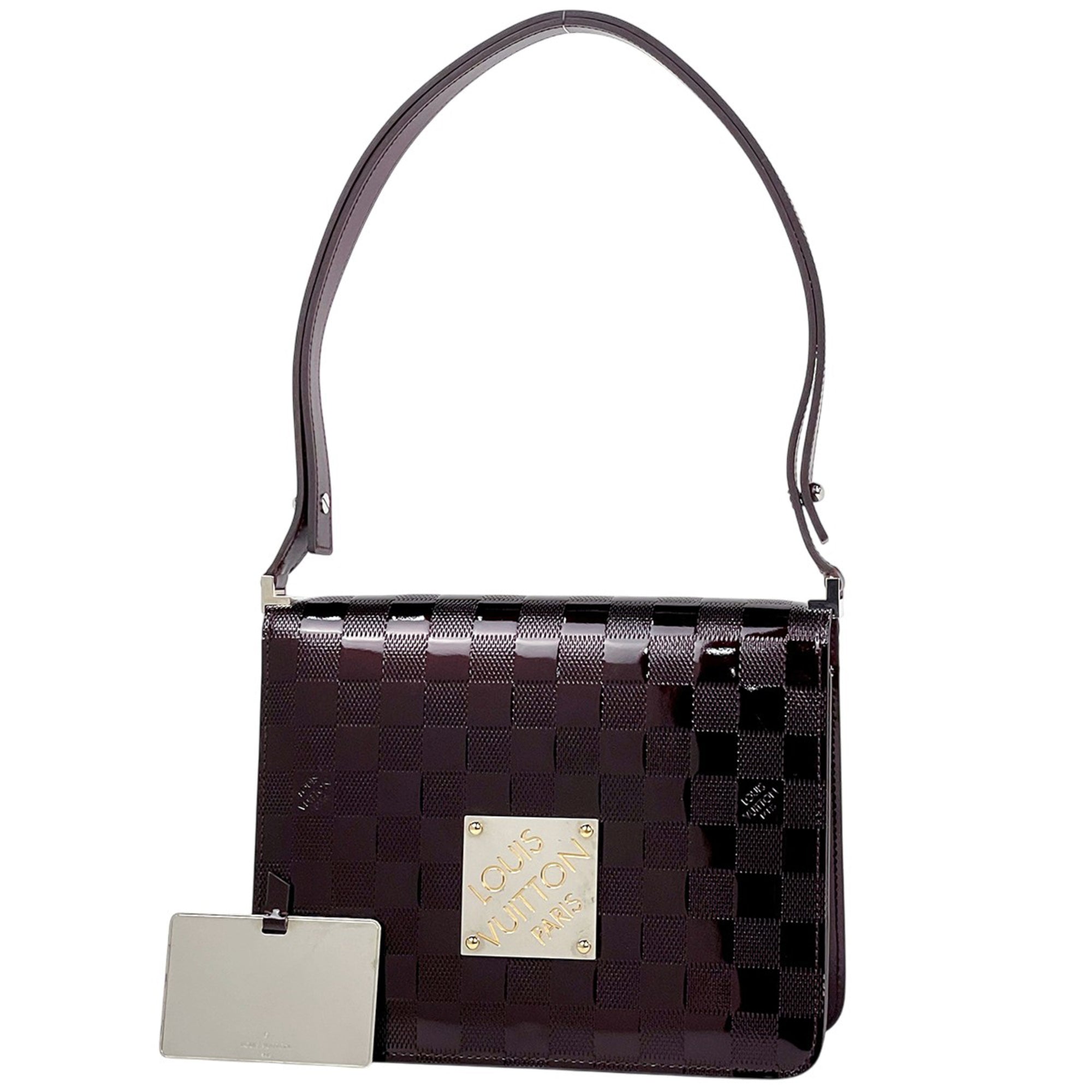 Louis Vuitton Bordeaux Carmine Damier Vernis Shoulder Bag (Pre-Owned)