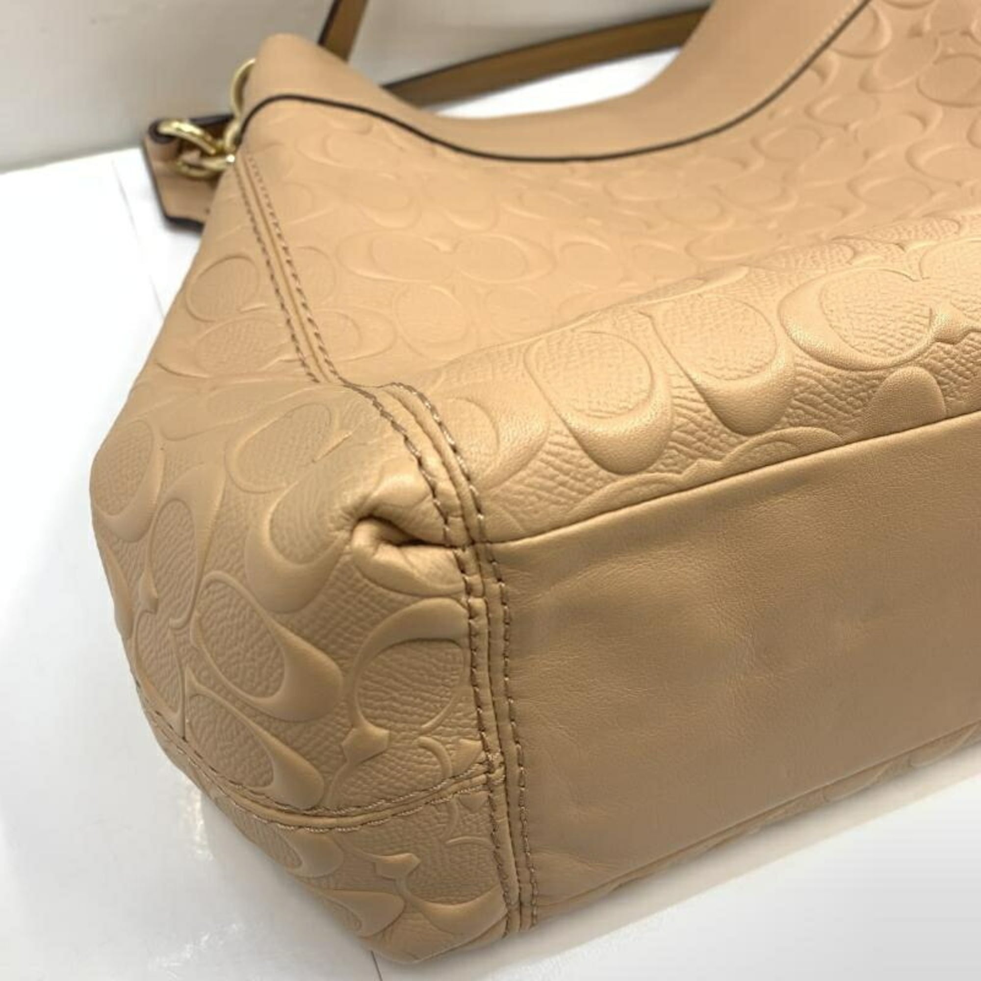Coach Signature Signature Line Tote Bag (Pre-Owned)