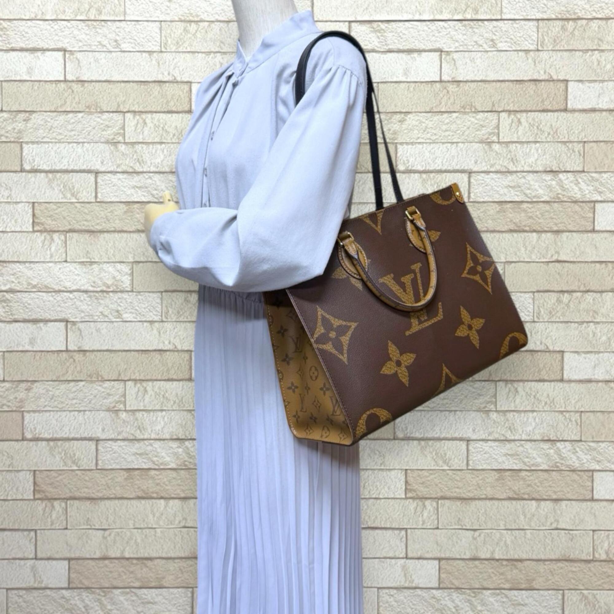 Louis Vuitton Monogram Reverse Brown Monogram Monogram Reverse Tote Bag (Pre-Owned)