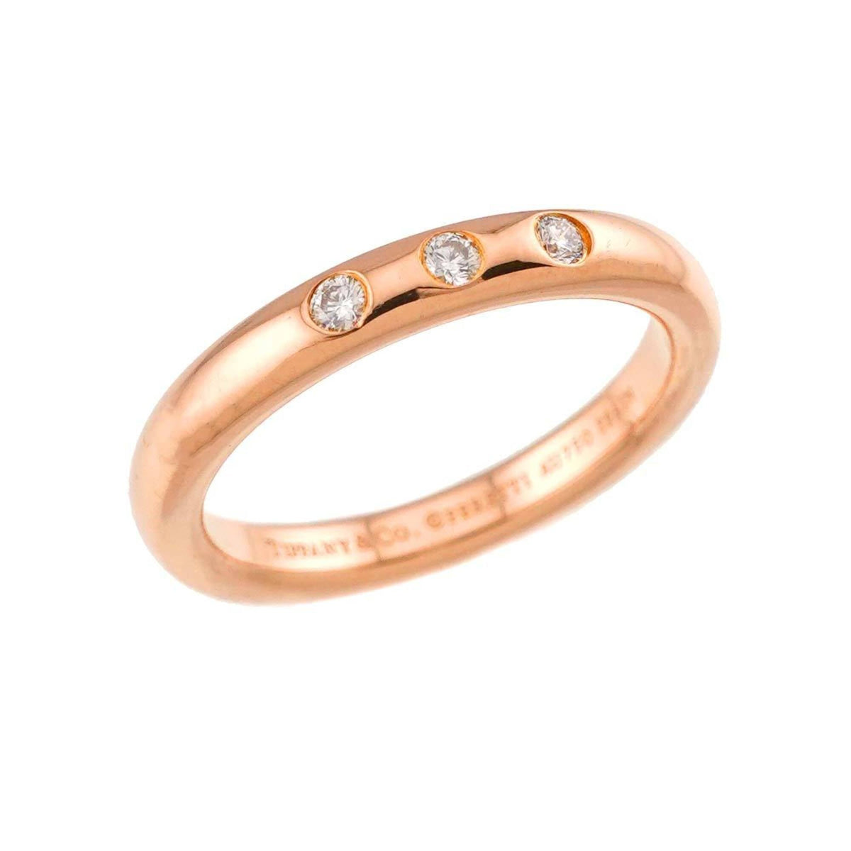 Tiffany Pink Gold (18K) Band Ring (Pre-Owned)