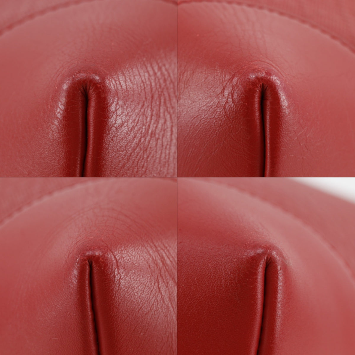 Gucci Red Color Leather Tote Bag (Pre-Owned)
