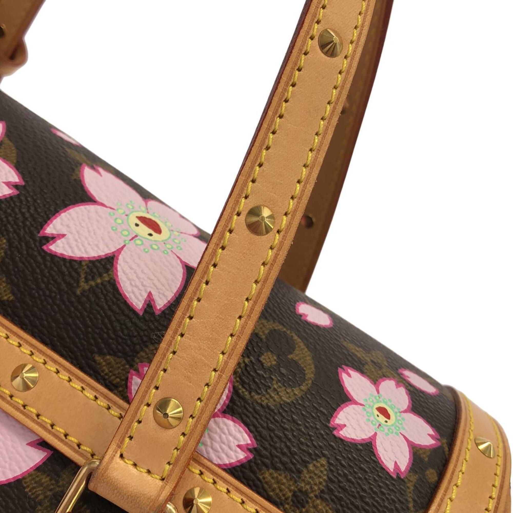 Louis Vuitton Marron Coated Canvas Handbag (Pre-Owned)