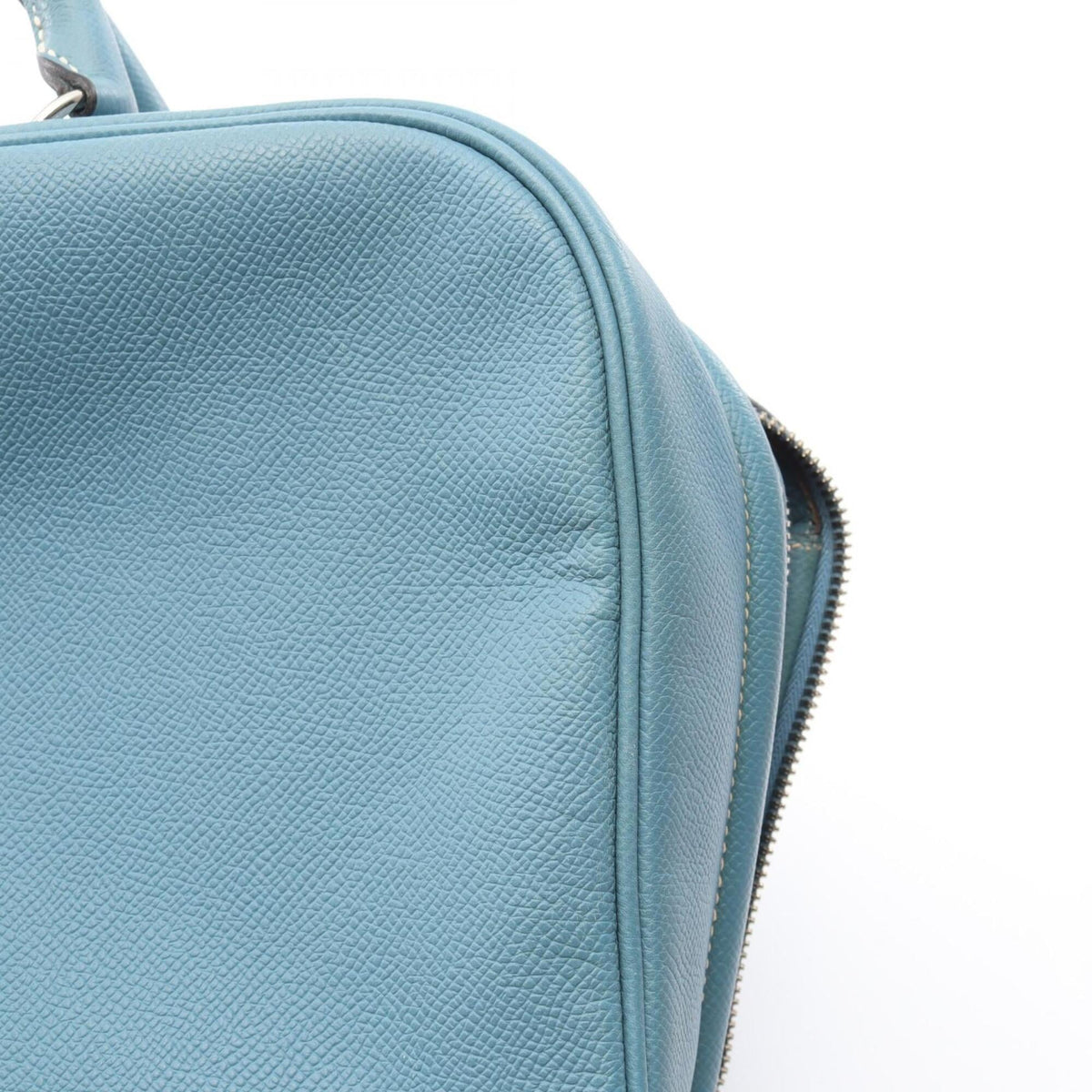 Hermes Blue Epsom Leather Leather Handbag (Pre-Owned)