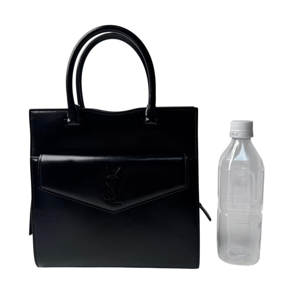 Saint Laurent Black Leather Handbag Shoulder Bag (Pre-Owned)