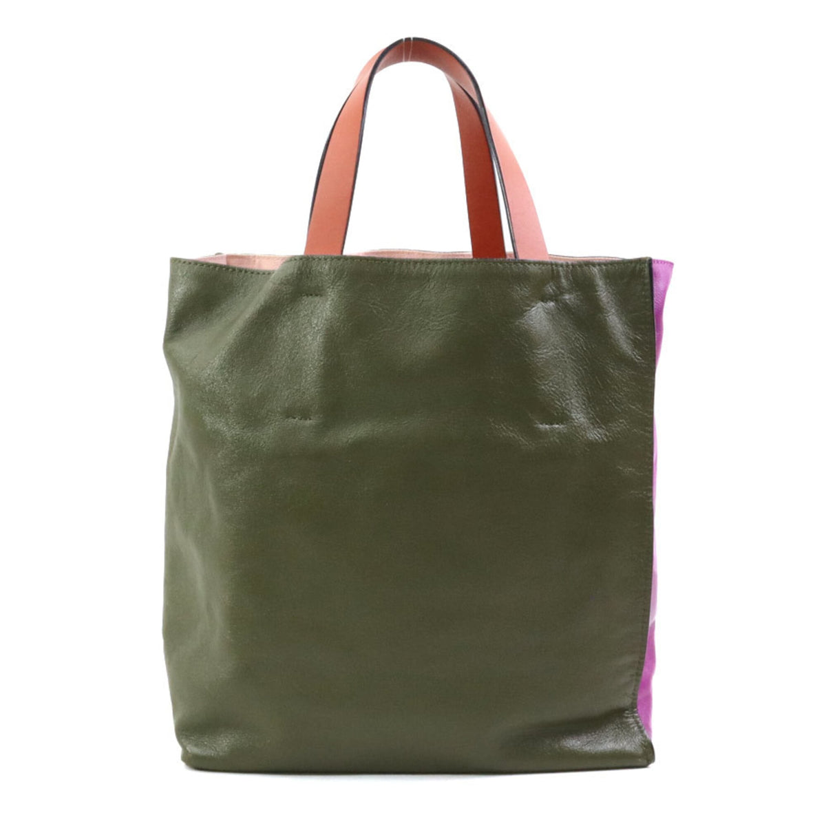Marni Multi-Color Leather Handbag Shoulder Bag (Pre-Owned)