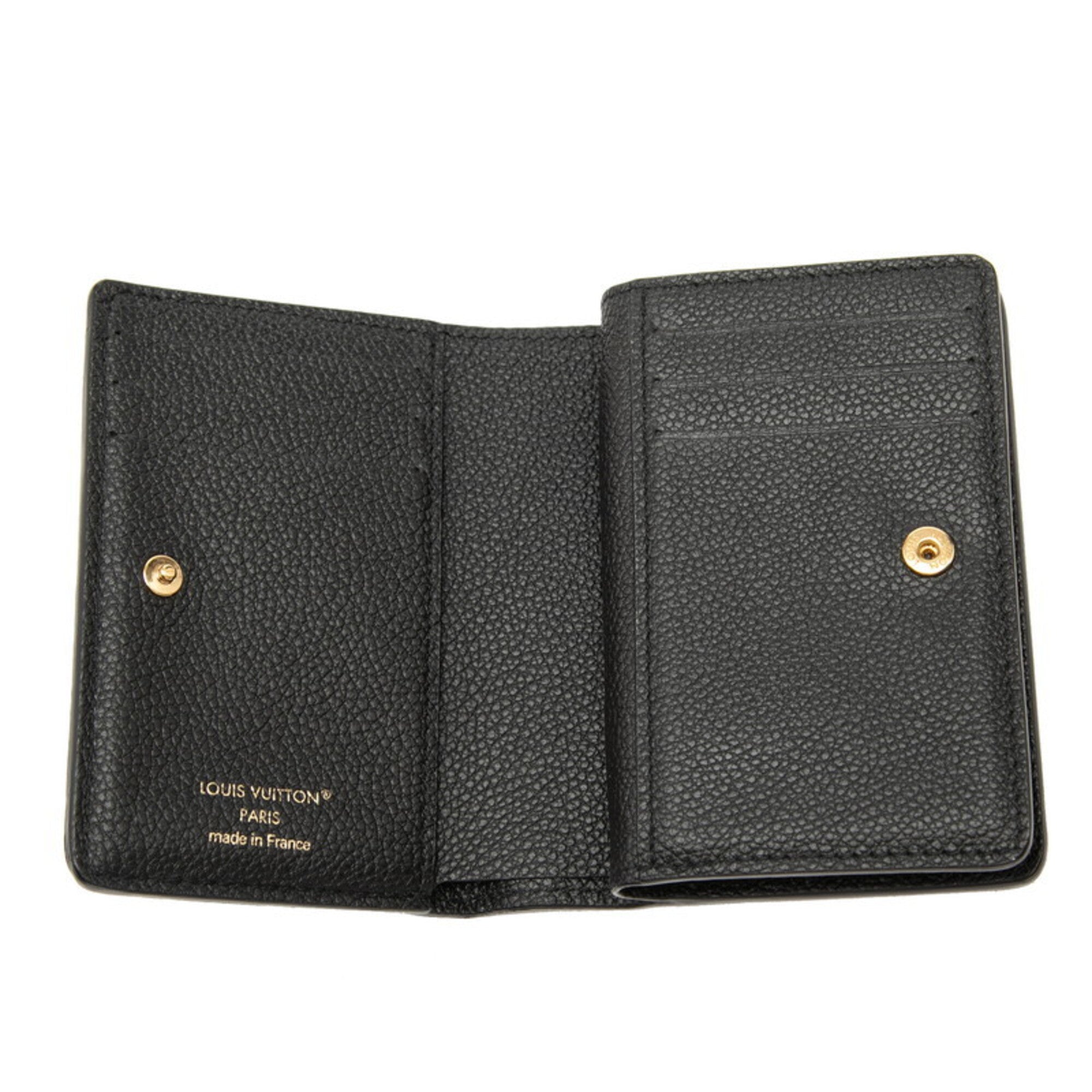 Louis Vuitton Black Noir Leather Wallet (Bi-Fold) (Pre-Owned)