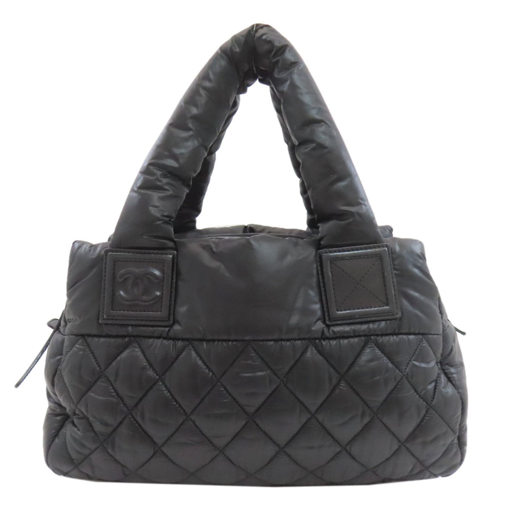 Chanel Black Nylon Handbag (Pre-Owned)
