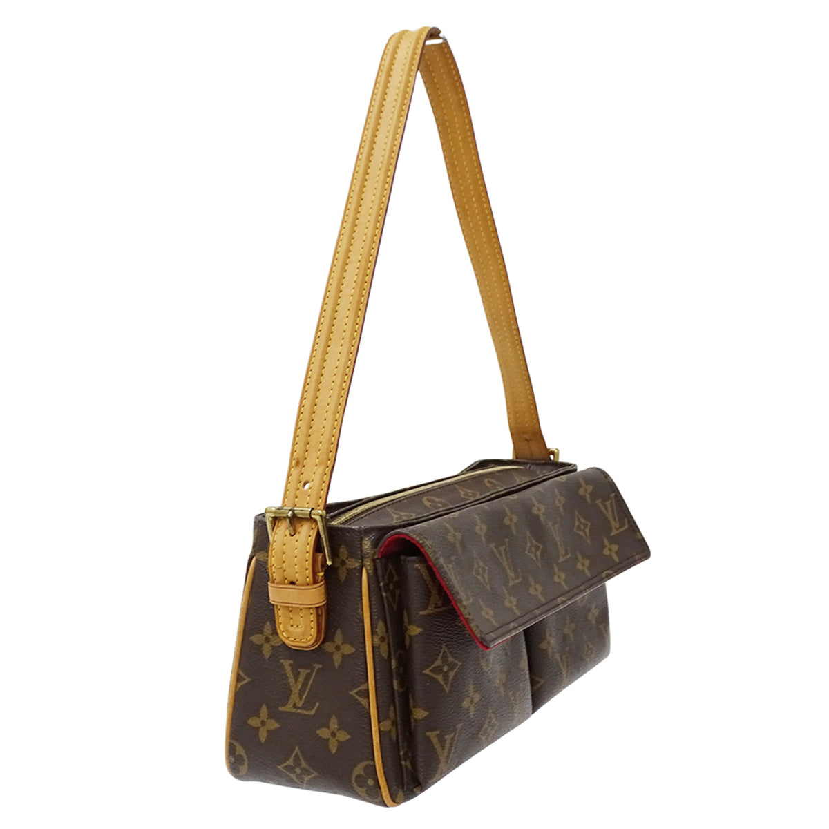 Louis Vuitton Brown Galle Monogram Monogram Handbag Shoulder Bag (Pre-Owned)
