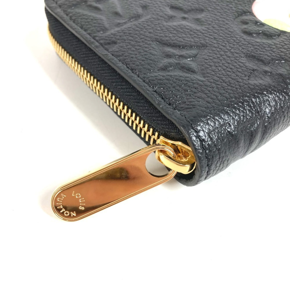 Louis Vuitton Black Noir Monogram Empreinte Long Wallet (Bi-Fold) (Pre-Owned)