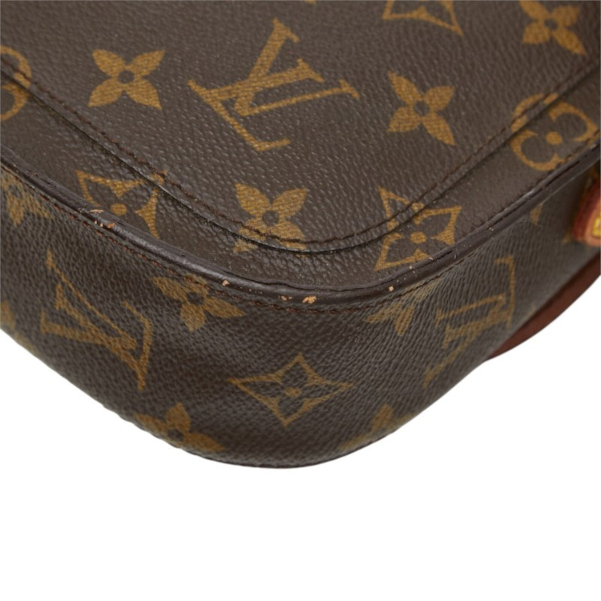 Louis Vuitton Brown Pvc Leather Shoulder Bag (Pre-Owned)