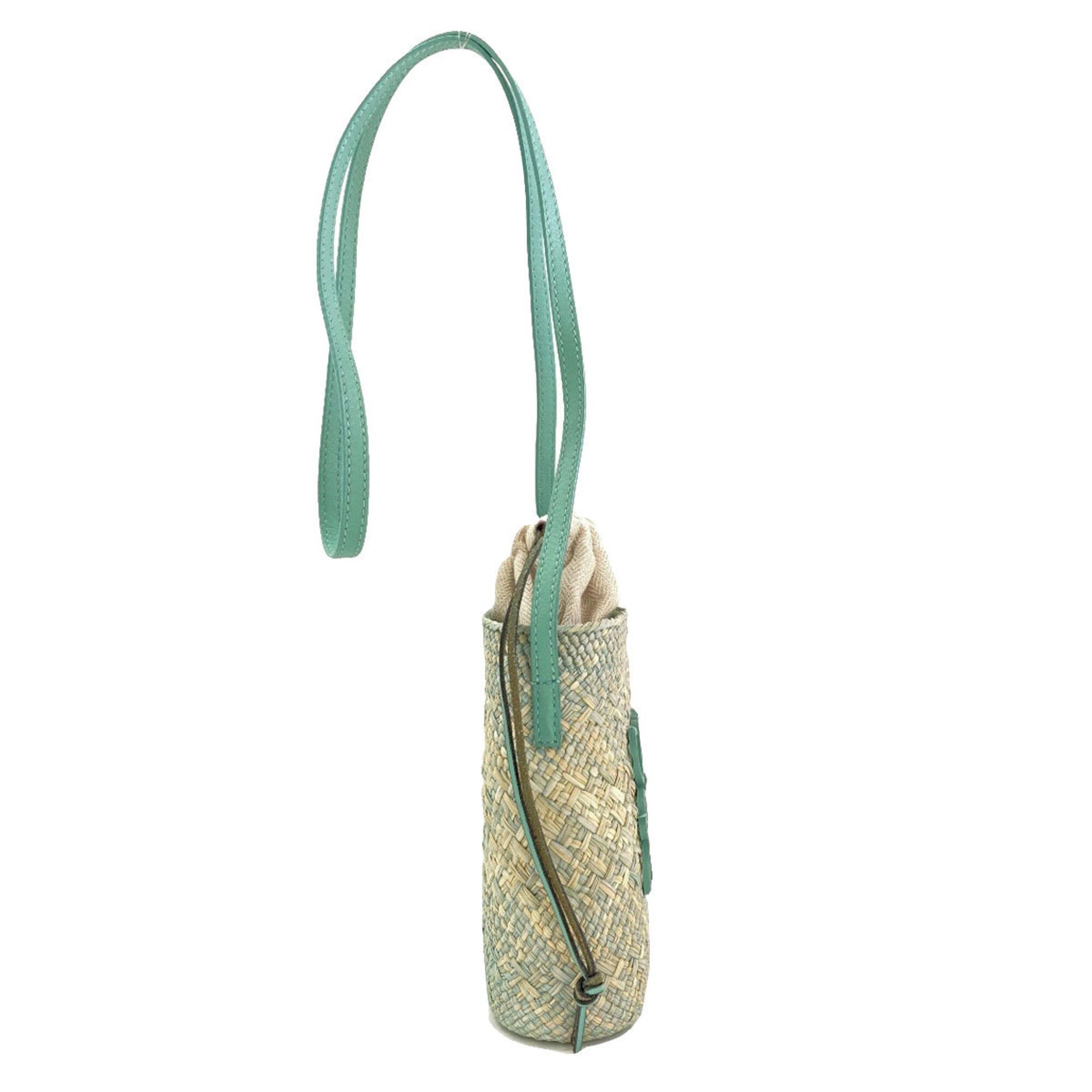 Loewe Green Leather Shoulder Bag (Pre-Owned)