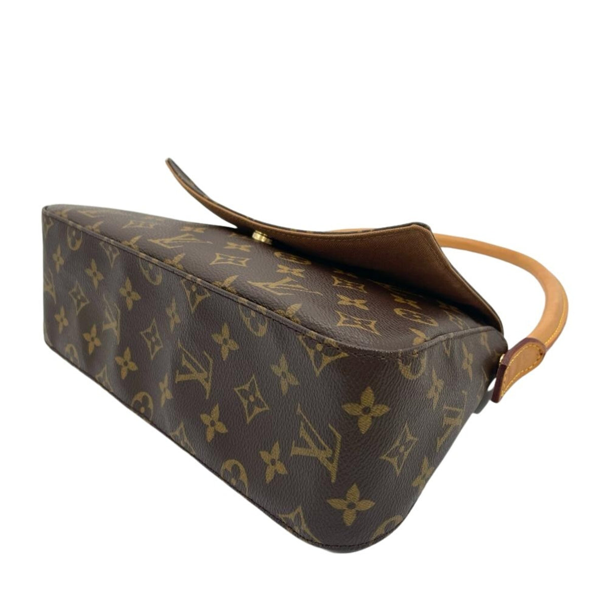 Louis Vuitton Brown Monogram Canvas Shoulder Bag (Pre-Owned)