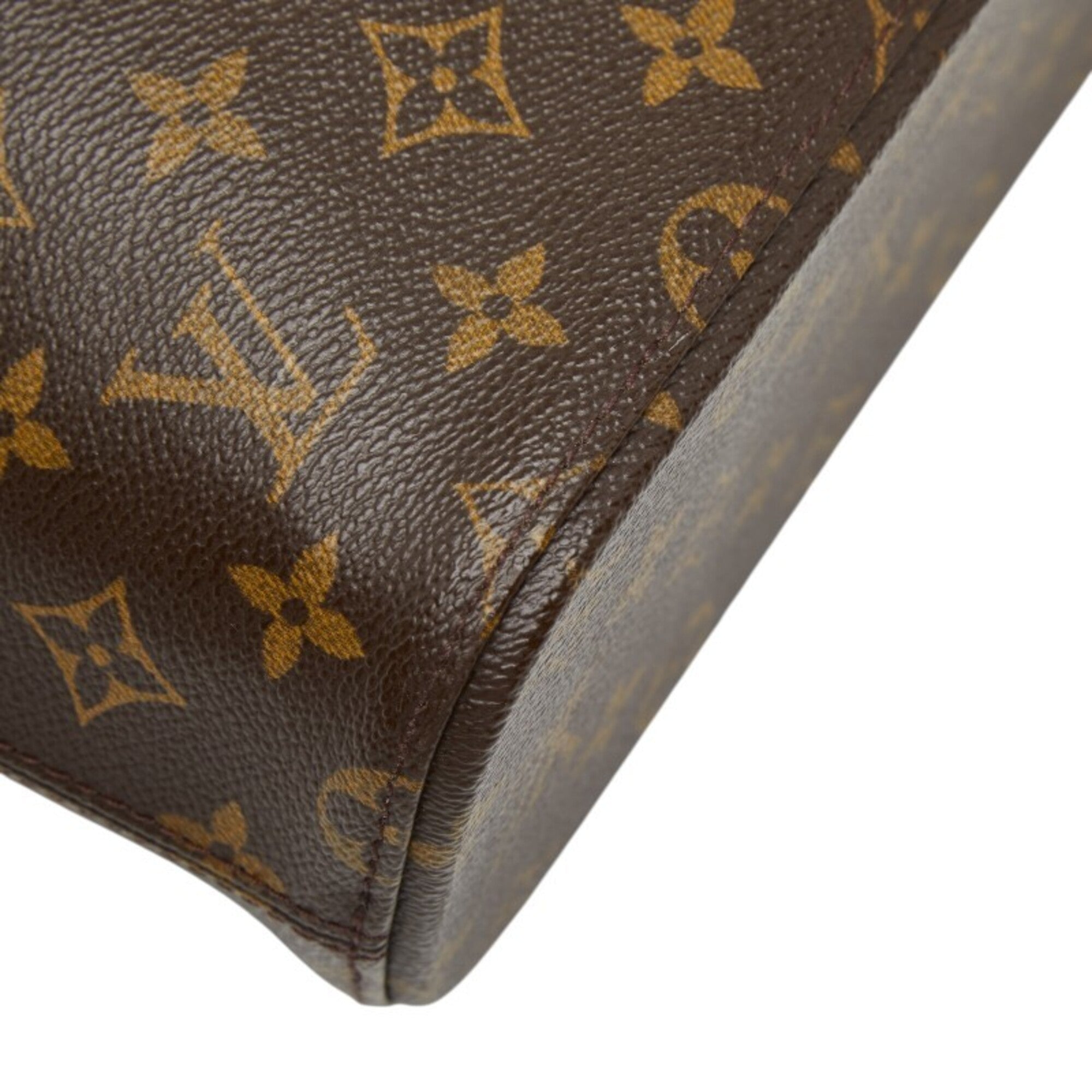 Louis Vuitton Brown Pvc Leather Tote Bag (Pre-Owned)