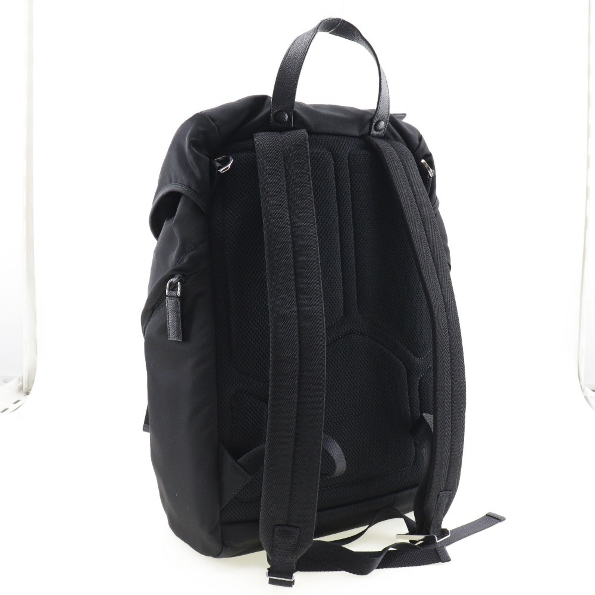 Prada Black Nero Nylon Backpack (Pre-Owned)
