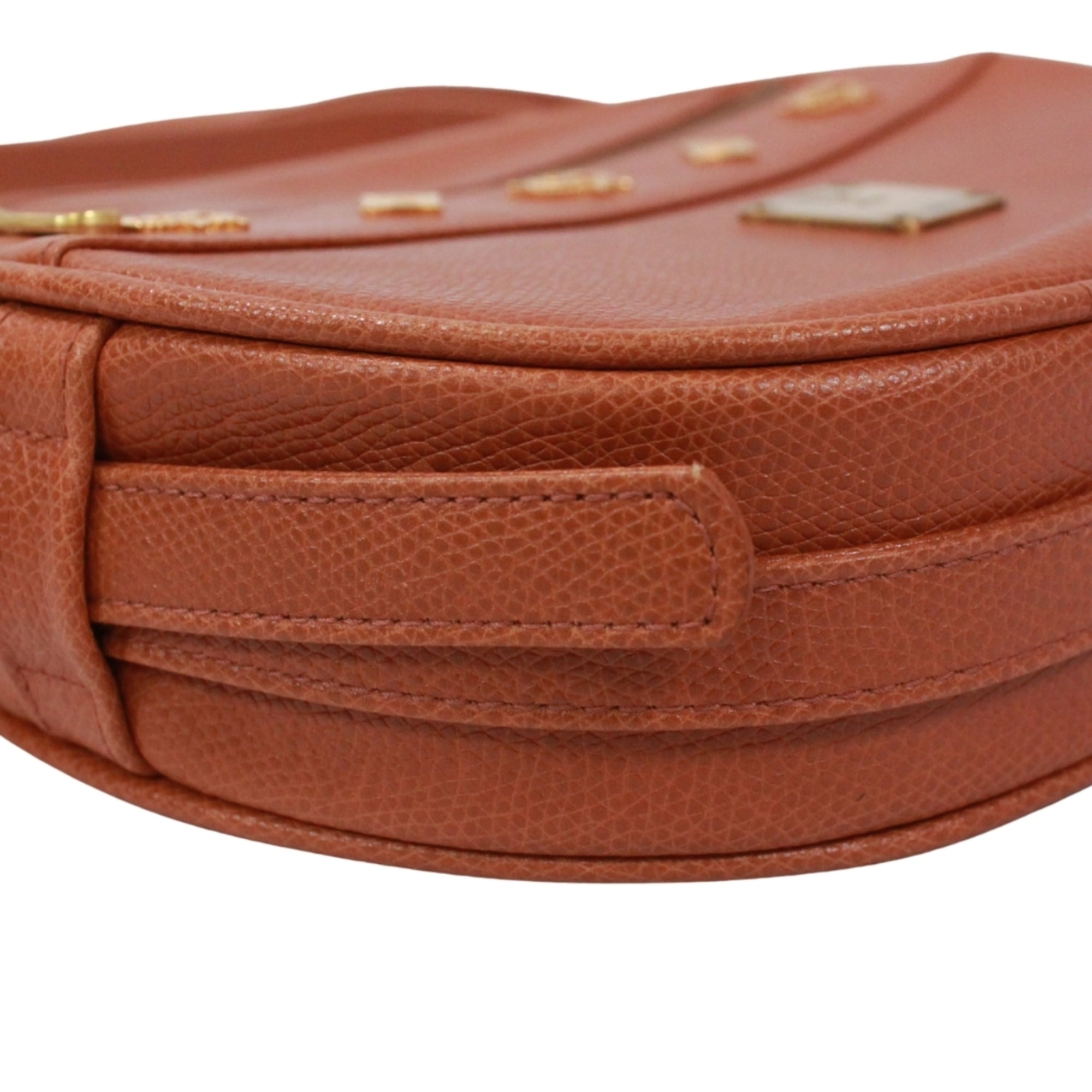 Mcm Brown Leather Shoulder Bag (Pre-Owned)