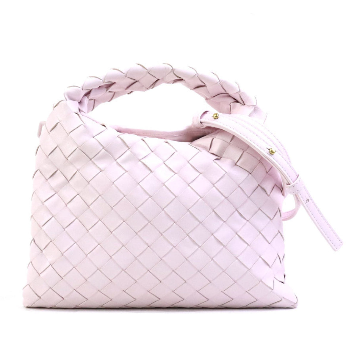 Bottega Veneta Light Pink Intrecciato Handbag Shoulder Bag (Pre-Owned)