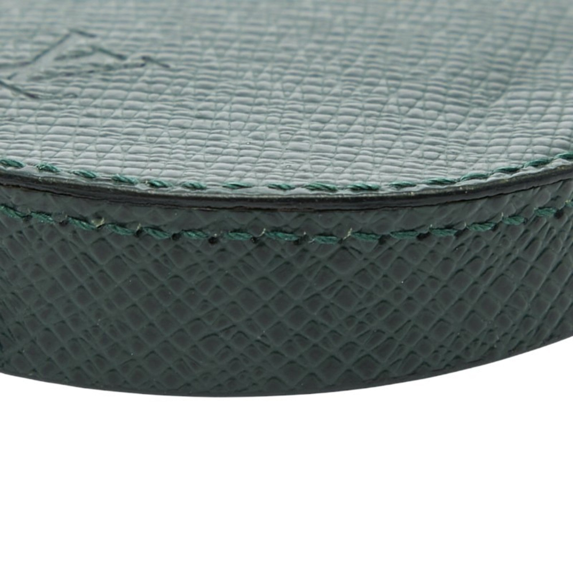 Louis Vuitton Dark Green Episea Taiga Leather Coin Purse/Coin Case (Pre-Owned)