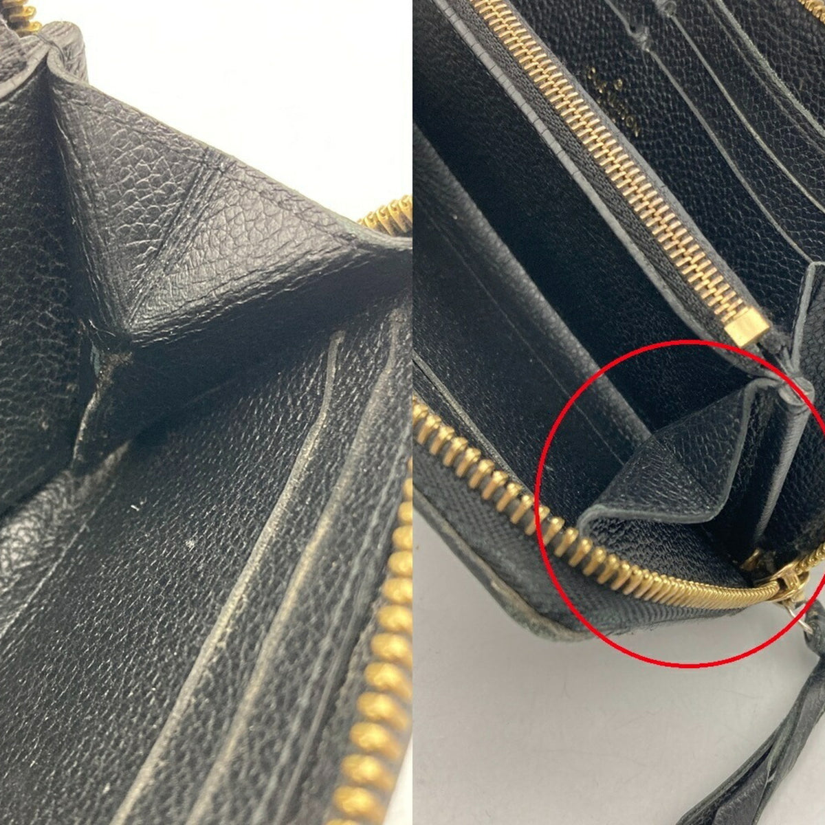 Louis Vuitton Monogram Empreinte Black Monogram Empreinte Long Wallet (Bi-Fold) (Pre-Owned)