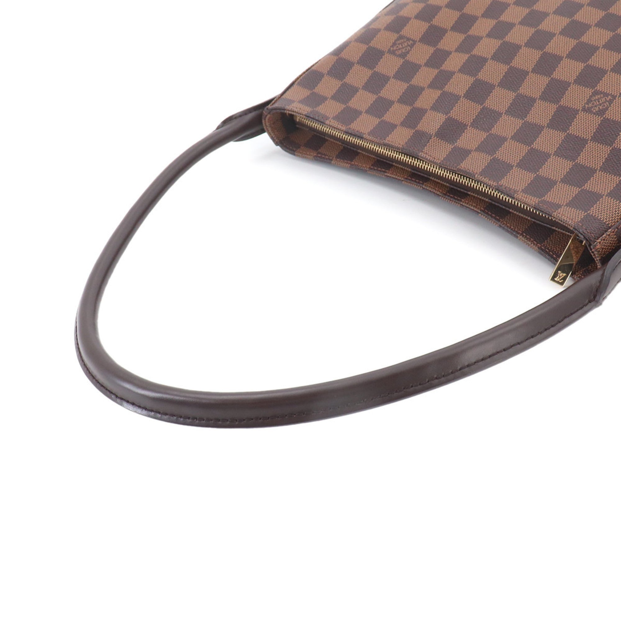Louis Vuitton Ebene Damier Canvas Handbag Shoulder Bag (Pre-Owned)