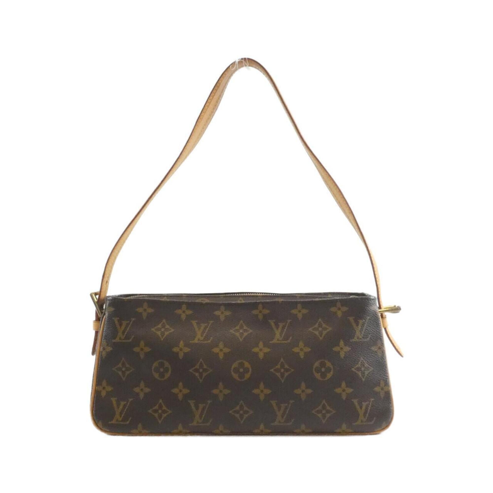 Louis Vuitton Marron Coated Canvas Shoulder Bag (Pre-Owned)