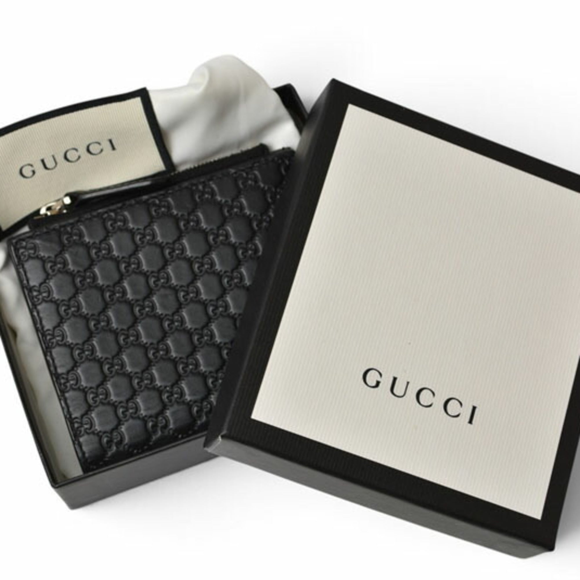 Gucci Black Leather Wallet (Bi-Fold) (Pre-Owned)