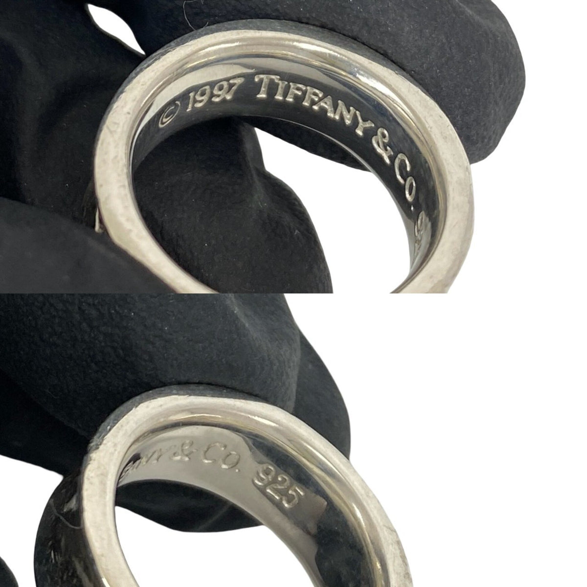 Tiffany Silver Silver 925 Band Ring (Pre-Owned)