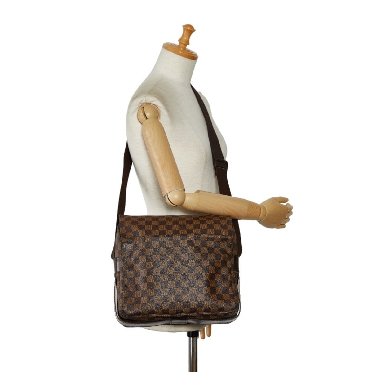 Louis Vuitton Damier Brown Pvc Leather Shoulder Bag (Pre-Owned)
