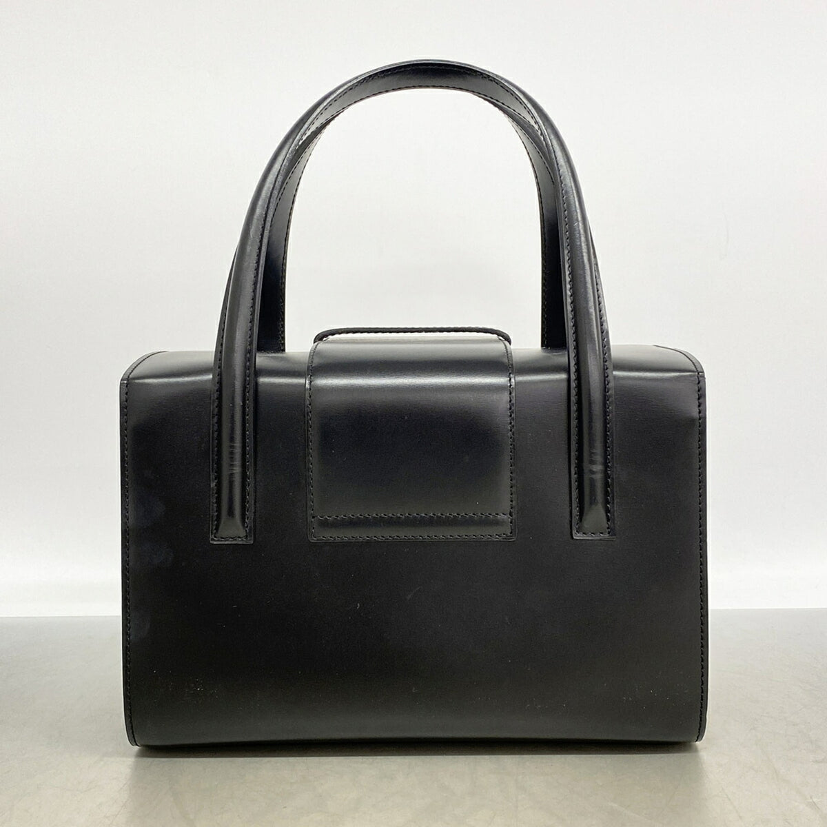 Cartier Black Leather Handbag (Pre-Owned)